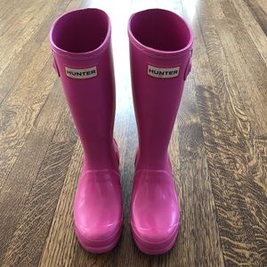 Girls Hunter Rain Boots - US Size 2